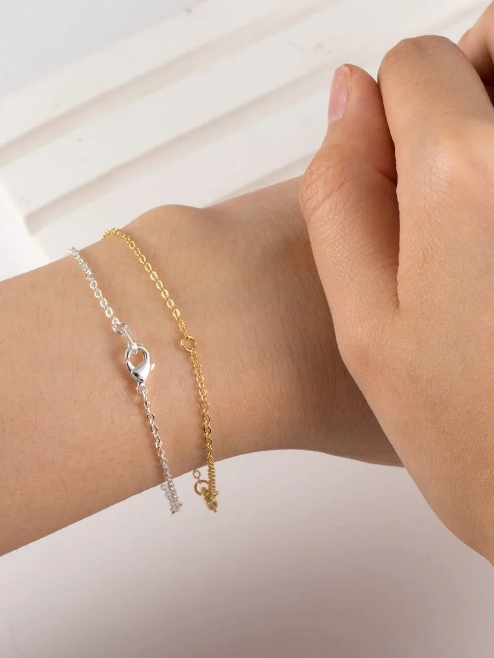 Gold Necklace Extenders,14K Gold Chain Extenders with Lobster Clasp, Durable Pla